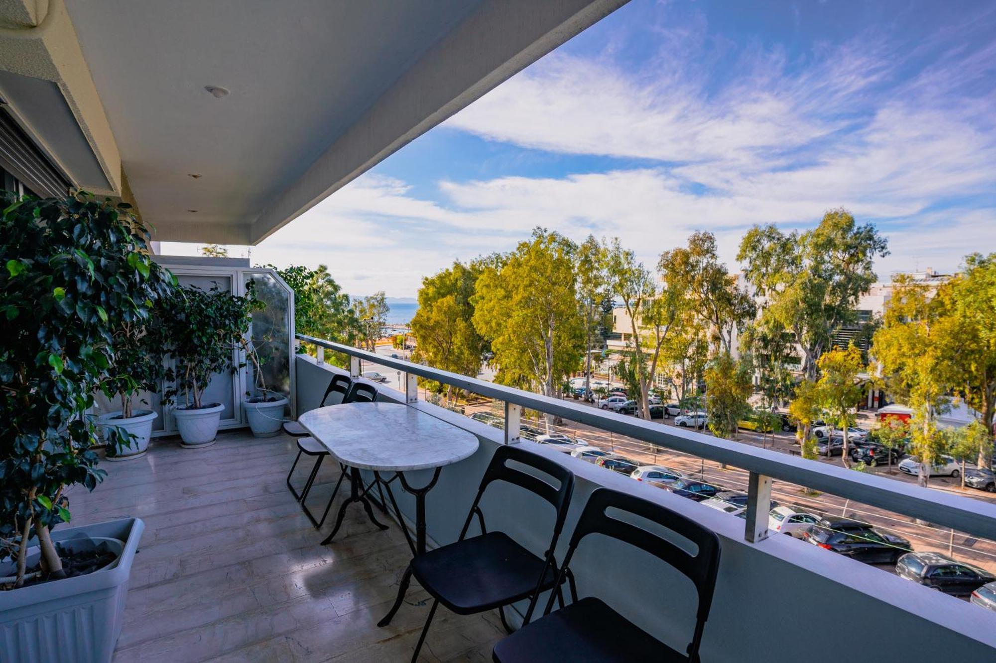 Glyfada Center Sea View Apt Appartement Athene Buitenkant foto